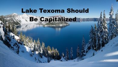 Lake Texoma Should Be Capitalized